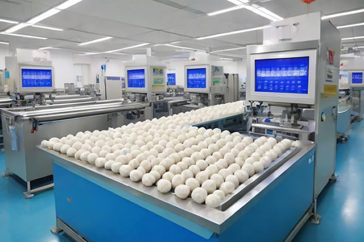Quick-frozen food packaging machine