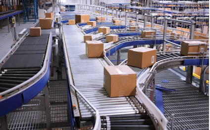 automatic parcel sorting and packaging