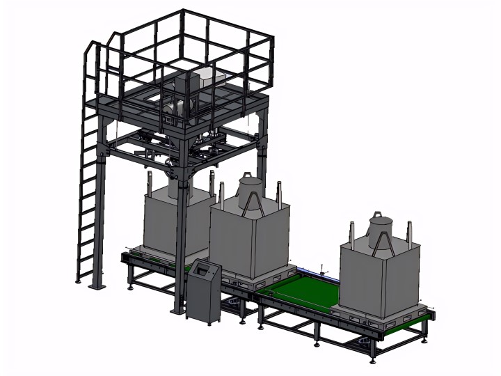 Bulk Bag Packing Machine, Fully automatic ton bag packaging machine