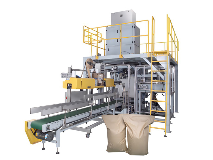 GFCKG50 fully automatic heavy bag packaging machine, 50 kg granule packaging production line